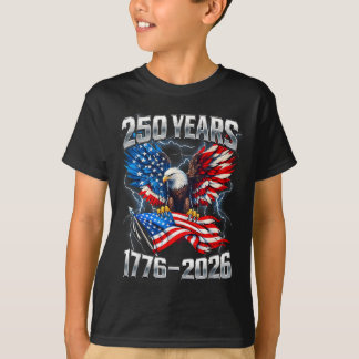 250e 4 juli 250 jaar Amerikaanse viering T-shirt