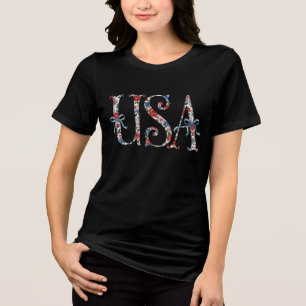 250e Amerikaanse Onafhankelijkheid 1776–2026 Patri Tri-Blend Shirt