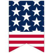 250e anniversaire Amérique Bannière de bunting pat (Premier drapeau)