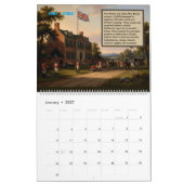250e anniversaire - Calendrier de l'État de Géorgi (Jan 2027)