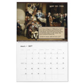 250e anniversaire - Calendrier de l'État de Virgin (Mar 2027)