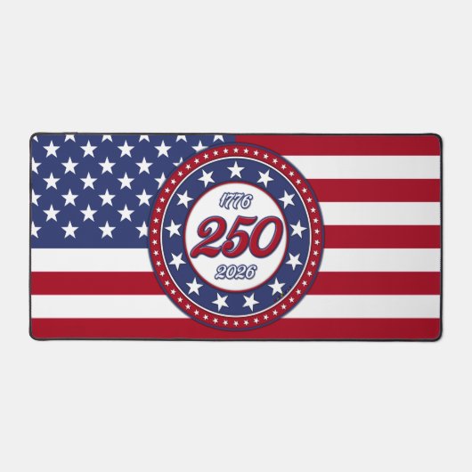 250e anniversaire d'Amérique avec le drapeau améri (Recto)