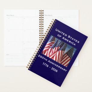 250e anniversaire USA Patriotic American Flags