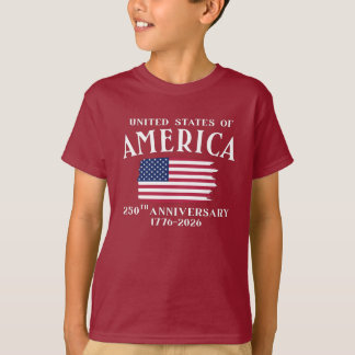 250e Onafhankelijkheidsdag VS T-shirt