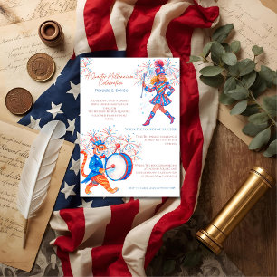 250e Verjaardag Patriottische Parade & Soiree Kaart