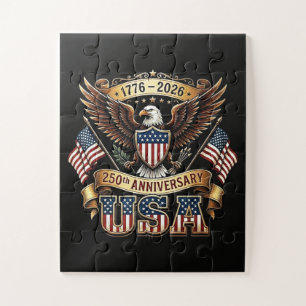 250e verjaardag USA-vlag 250 jaar Amerikaans Legpuzzel