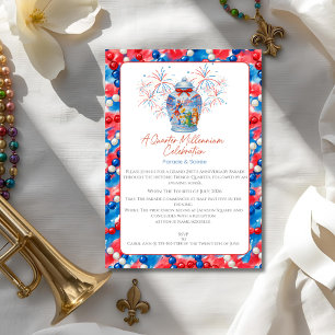 250e Verjaardagsparade & Feest Ginger Jar Kaart