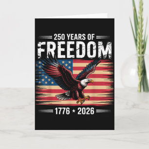 250ste Amerikaans Jubileum 2026 Jaar Van Vrijheid Kaart