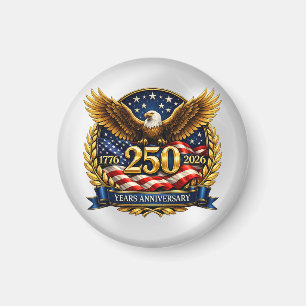 250ste Amerikaans Jubileum Adelaar Embleem Magneet