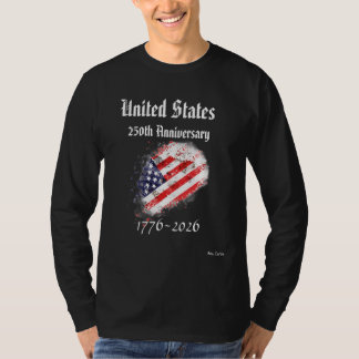 250ste Amerikaans jubileum T-shirt