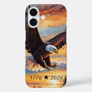 250ste Amerikaanse verjaardag Adelaar iPhone / iPa 16 Hoesje