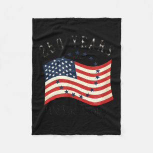 250ste Amerikaanse verjaardag onafhankelijkheid 25 Fleece Deken