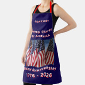 250ste Jubileum Amerikaanse vlag Patriottisch Schort (Insitu)