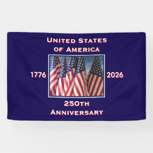 250ste Jubileum Verenigde Staten Patriottisch Spandoek