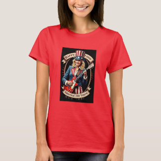 250ste Onafhankelijkheidsdag 4 juli Amerika T-shirt