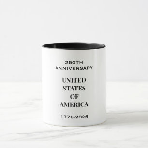 250ste verjaardag 1776–2026 – USA Premium aansteke Mok