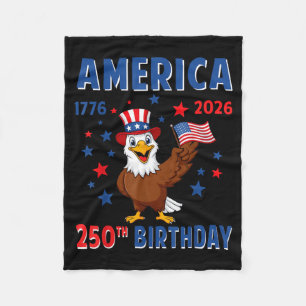 250ste verjaardag 250 Amerikaanse jaren 1776 2026 Fleece Deken