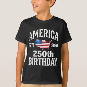 250ste verjaardag 250 jaar Amerikaans 1776 2026 VS T-shirt