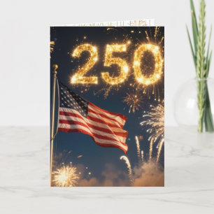 250ste verjaardag 4 juli vuurwerk kaart