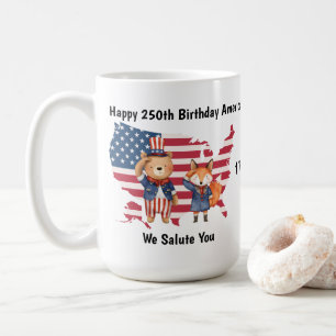 250ste verjaardag Amerika mok
