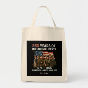 250ste verjaardag Amerikaanse vlag parade Tote Bag