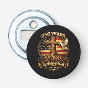 250ste verjaardag button flesopener