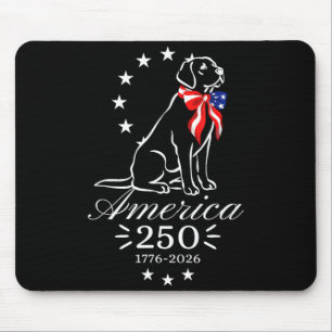 250ste verjaardag labrador retriever amerika 250 muismat