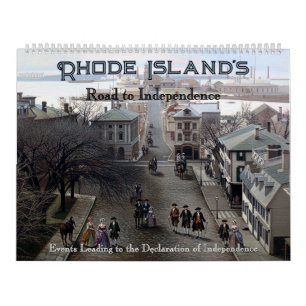 250ste Verjaardag - Staat Rhode Island Kalender