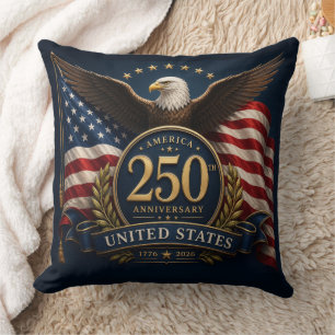 250ste verjaardag USA Patriotisch Aandenken Kussen