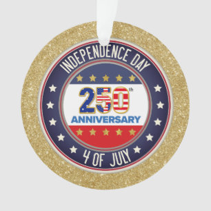 250ste verjaardag USA patriottisch 1776–2026 Ornament