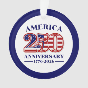 250ste Verjaardag USA Patriottisch 1776–2026 Ornament
