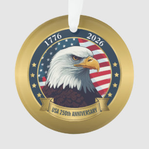 250ste Verjaardag USA Patriottisch 1776–2026 Ornament