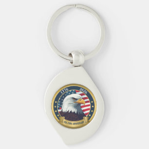 250ste Verjaardag USA Patriottisch 1776–2026 Sleutelhanger