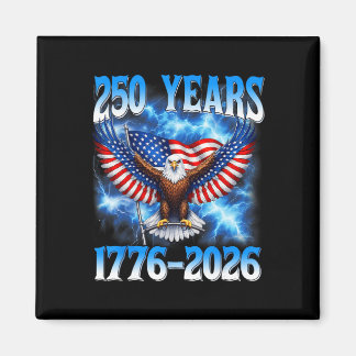 250ste verjaardag Usa patriottisch 250 jaar 4 juli Magneet