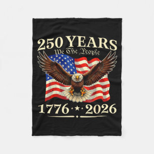 250ste verjaardag USA patriottisch 250 jaar Amerik Fleece Deken