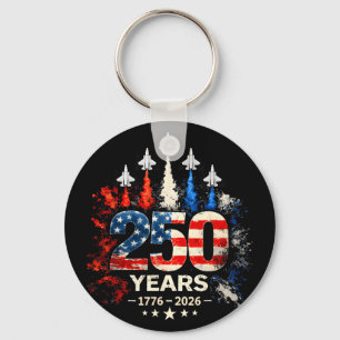 250ste verjaardag usa patriottisch 250 jaar amerik sleutelhanger