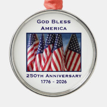 250ste verjaardag USA patriottisch God zegene Amer