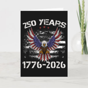250ste verjaardag Usa Patriottische Adelaar 250 ja Kaart