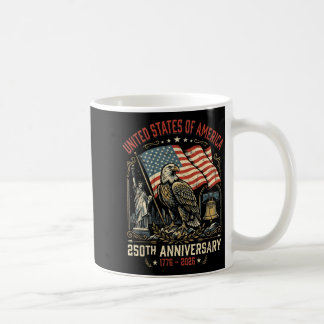 250ste verjaardag USA Verjaardag Adelaar 1776 2026 Koffiemok