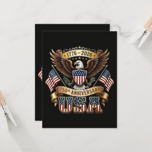 250ste verjaardag USA Vlag 250 jaar Amerikaans Kaart