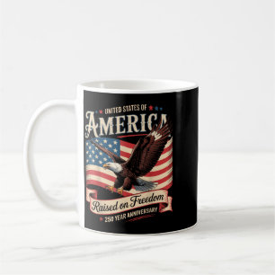 250ste verjaardag van Amerika 4 juli VS-vlag Koffiemok
