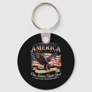 250ste verjaardag van Amerika, de VS-natie onder G Sleutelhanger