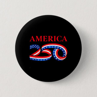 250ste verjaardag van de Onafhankelijkheidsdag van Ronde Button 5,7 Cm