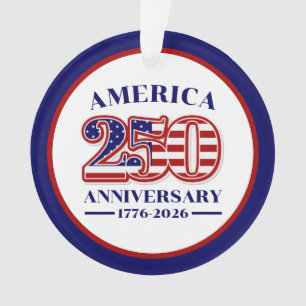250ste verjaardag van de VS Patriotisch 1776–202 Ornament