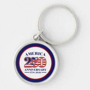 250ste verjaardag van de VS Patriotisch 1776–202 Sleutelhanger