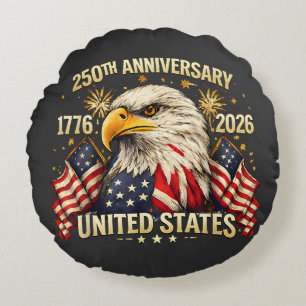 250ste verjaardag Verenigde Staten 1776-2026 Rond Kussen