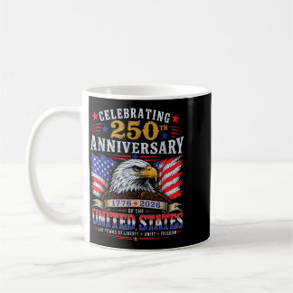 250ste Verjaardag Verenigde Staten 1776 Tot 2026 A Koffiemok
