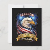 250ste verjaardag VS 1776-2026 Patriottische Ameri Kaart (Achterkant)