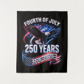 250ste verjaardag VS 1776-2026 Patriottische Ameri Wandkleed (Voorkant)