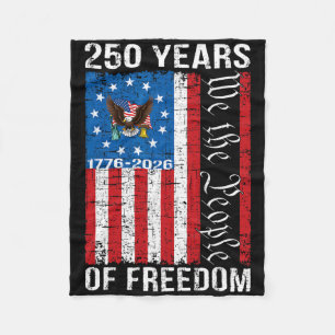 250ste verjaardag VS 250 jaar Amerika Patriottisch Fleece Deken